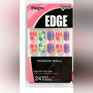Fingrs Edge Fashion Press-On Nails- Assorted- NIB